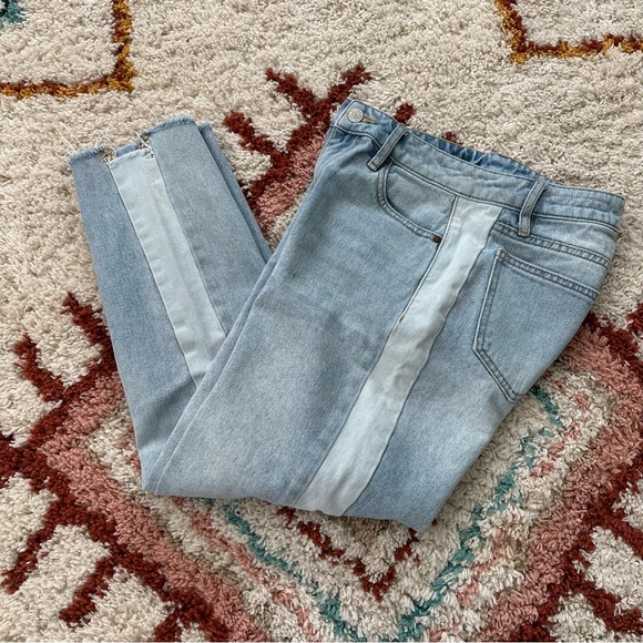 Pacsun side stripe mom jean color block - Picture 9 of 11
